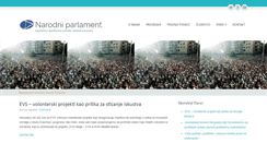 Desktop Screenshot of parlament.org.rs